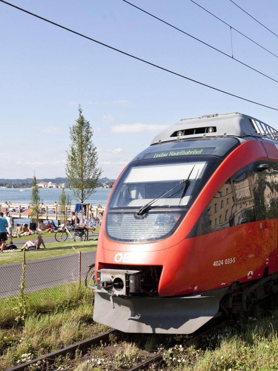 Zugfahrt am Bodensee